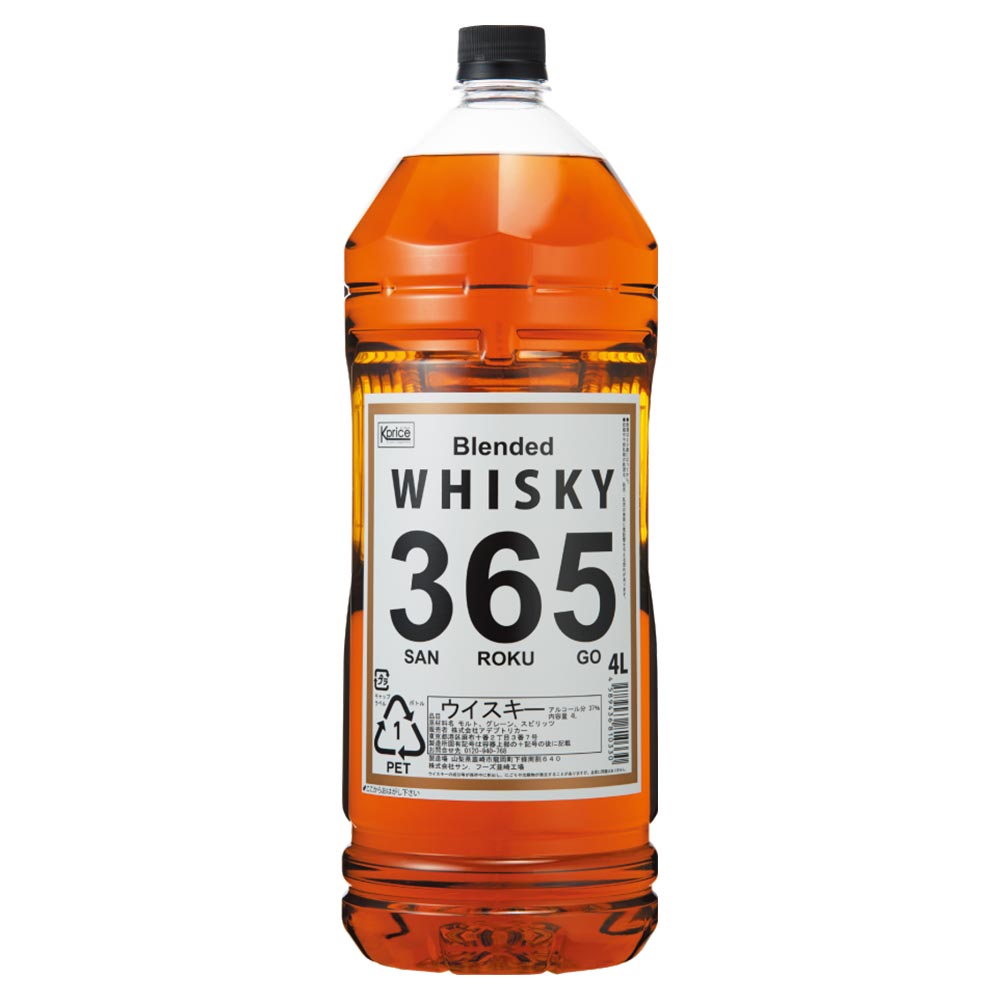 Kprice ウイスキー 365（サンロクゴ） 4Lペット